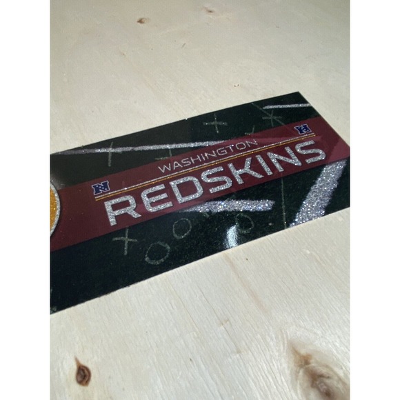 Washington Redskins Bumper Sticker Football NFL Glitter Design Licensed - Picture 3 of 5